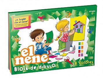 BLOCK P/DIBUJO EL NENE Nº 5 COLOR X 24 HS (PINTADA) 210514/211124