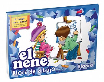 BLOCK P/DIBUJO EL NENE Nº 5 BLANCO X 24 HS 210528