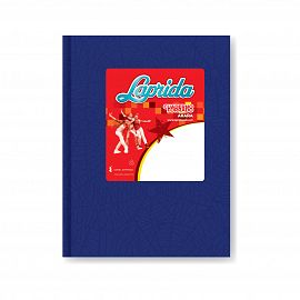 CUADERNO T/C 50 HS LAPRIDA ARAÑA AZUL LISO 613002/613001