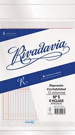 REPUESTO ESCOLAR Nº 5 12 COLUMNAS RIVADAVIA 8 HS 532502