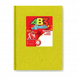 CUADERNO 19 X 23 LAPRIDA AB3 AMARILLO T/D 50 HS RAYADO 613309