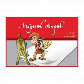 BLOCK P/DIBUJO M.ANGEL Nº 6 BLANCO X 20 HS 712661