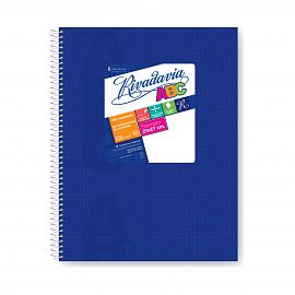 CUADERNO 21 X 27 RIVADAVIA ABC AZUL ARAÑA 60 HS RAYADO C/ESP T/D 359401