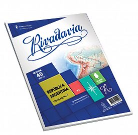 MAPA ESCOLAR Nº 3 RIVADAVIA TERRITORIO ARGENTINO POLITICO 236495