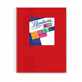 CUADERNO 21 X 27 RIVADAVIA ABC ROJO ARAÑA 60 HS RAYADO C/ESP T/D 359411