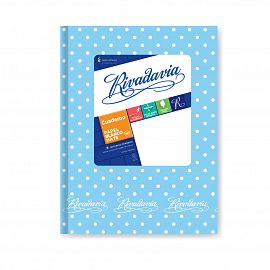 EP CUADERNO T/D 50 HS RIVADAVIA LUNARES CELESTE RAYADO 367060