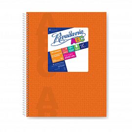 CUADERNO 21 X 27 RIVADAVIA ABC NARANJA ARAÑA 60 HS RAYADO C/ESP T/D 359461