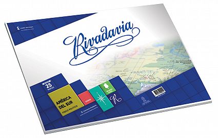 MAPA ESCOLAR Nº 6 RIVADAVIA PLANISFERIO POLITICO CROMOS  231273