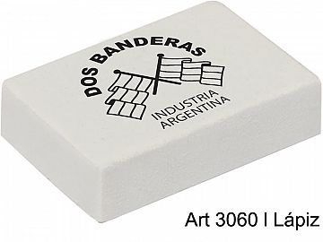 GOMA DE BORRAR DOS BANDERAS 3060 LAPIZ X 60 UN