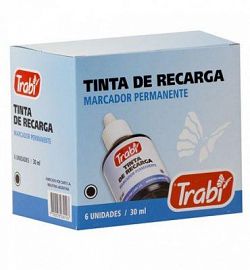 TINTA P/MARCADOR PERMANENTE TRABI VERDE 30 CC-TR3413