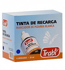 TINTA P/MARCADOR DE PIZARRA TRABI ROJO 30 CC-TR3422