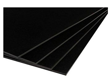 CARTON FOAMBOARD 50 X 70 CM 5 MM NEGRO X 5 UN (810721)