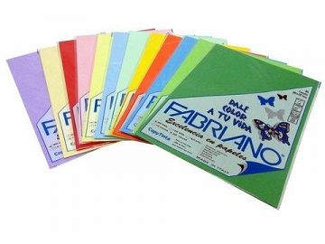 PAPEL COLOR FABRIANO A4 160 GRS BLISTER X 10 HS (808494 )