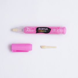 MARCADOR ALBA ACRYLIC 6 MM ROSA CHICLE 497