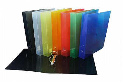 CARPETA ESCOLAR 3 AN X 40 MM PP CRISTAL TRASLUC THE PEL (5401)