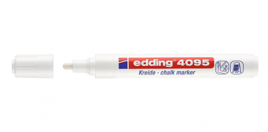 MARCADOR EDDING 4095 DE TIZA BLANCO CPO PLAST-049