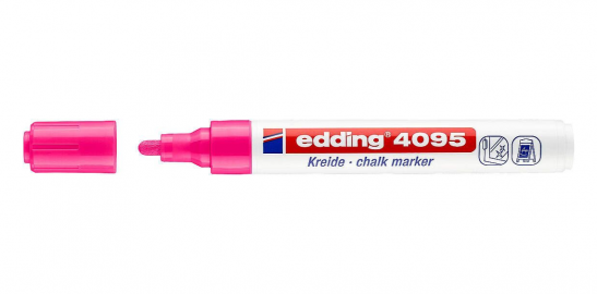 MARCADOR EDDING 4095 DE TIZA ROSA FLUO CPO PLAST-069