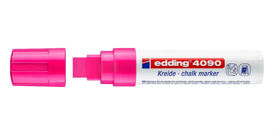 MARCADOR EDDING 4090 P/TIZA ROSA FLUO-069