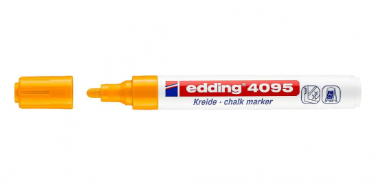 MARCADOR EDDING 4095 DE TIZA NARANJA FLUO CPO PLAST-066