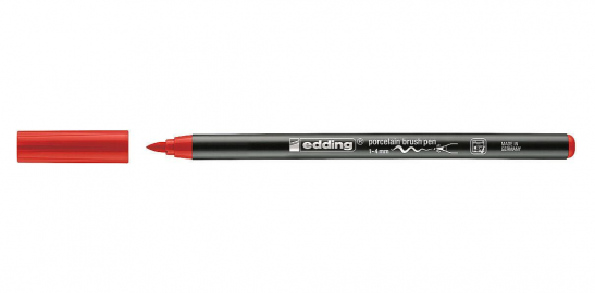 MARCADOR EDDING 4200 P/PORCELANA ROJO