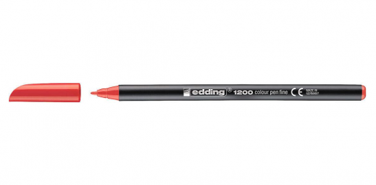 MARCADOR EDDING 1200 -NUEVO- AL AGUA ROJO T/FINO-002