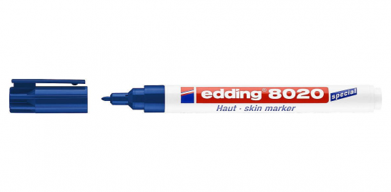 SP MARCADOR EDDING 8020 SKIN MARKER AZUL 1 MM-03