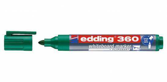 MARCADOR EDDING 360 P/PIZARRA VERDE RECARGABLE CPO PLAST-004