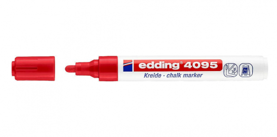 MARCADOR EDDING 4095 DE TIZA ROJO CPO PLAST-002