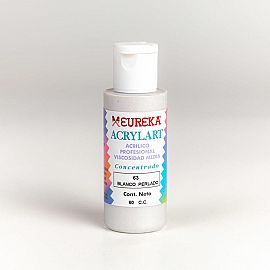 ACRILICO EUREKA ACRYLART 60 CC BLANCO PERLADO -63