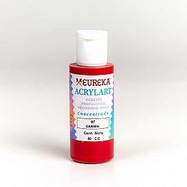 ACRILICO EUREKA ACRYLART 60 CC CARMIN -07