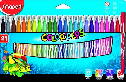 MARCADORES MAPED COLOR PEPS JUNGLE X 24 845422