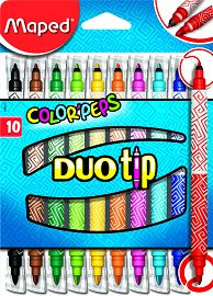 MARCADORES MAPED COLOR DUO TIPS X 10 - 849010