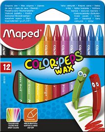 CRAYONES MAPED COLOR PEPS X 12  861011