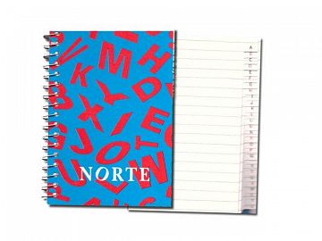 LIBRETA NORTE C/ESPIRAL E INDICE 4020