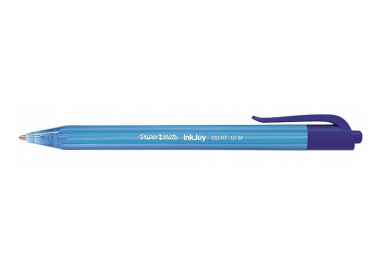 BOLIGRAFO PAPER MATE KILOMET INKJOY 100 RT AZUL RET C/U LA3567