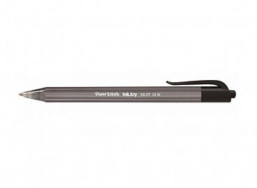 BOLIGRAFO PAPER MATE KILOMET INKJOY 100 RT NEGRO RET C/U LA3568