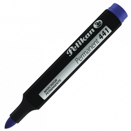 MARCADOR PELIKAN 441 PERMANENTE AZUL PTA RED