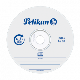 COMPUTACION DVD-R PELIKAN 8 X 4.7 GB BULK X 100 UN