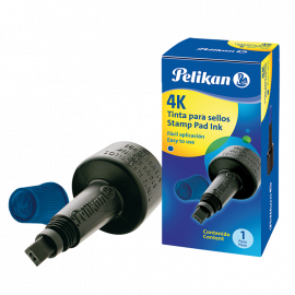 TINTA P/SELLOS DE GOMA PELIKAN 4K AZUL 28 CC