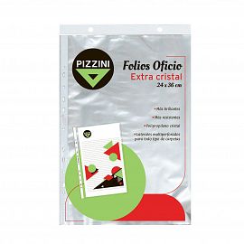 FOLIOS OFICIO SPAZIO CRISTAL X 10 UN 50FOX10