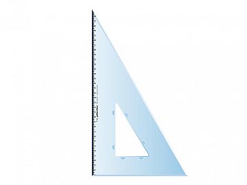 ESCUADRA PLANTEC PROFESIONAL 35 CM X 60º C/BISEL-13116