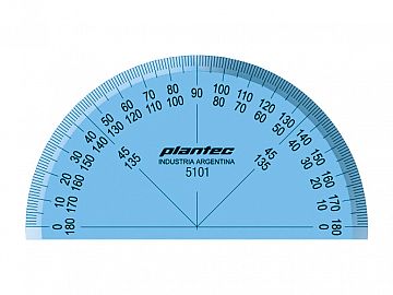 TRANSPORTADOR PLANTEC 180º INYECTADO C/BISEL 115 MM 15101