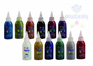 ADHESIVO C/GLITTER PLASTICOLA 38 GRS TURQUESA