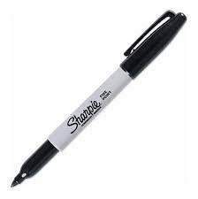 MARCADOR SHARPIE PTA FINA NEGRO C/U 1812763 (2102504)