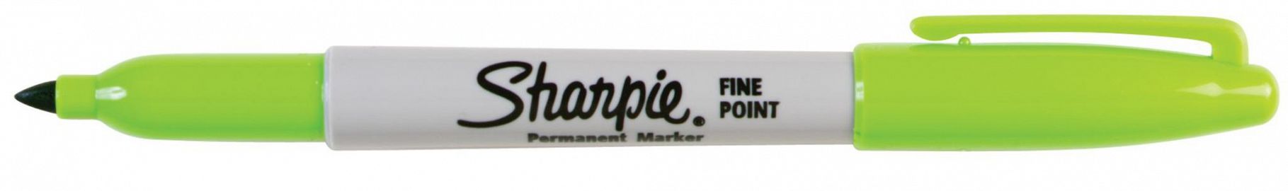 MARCADOR SHARPIE PTA FINA VERDE LIMA C/U 1789436