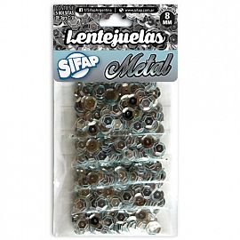 MANUALIDADES LENTEJUELAS METAL X 5 SOBRES-LENTEJMET