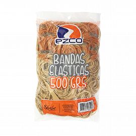 BANDA ELASTICA CAUCHO EZCO X 500 GRS PREMIUM BOLSA-609500