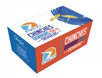 CHINCHES 1 PUNTA CAJA X 100 UN X 10 UN EZCO