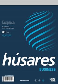 BLOCK A5 ESQUELA HUSARES BUSINESS RAYADO