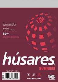 BLOCK A6 ESQUELITA HUSARES BUSINESS X 80 HS CUADRICULADO 6310